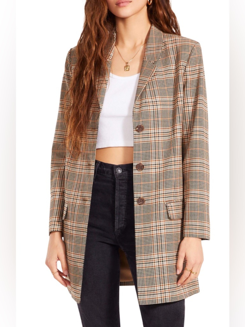 STEVE MADDEN APPAREL
Check Yo Self Blazer
